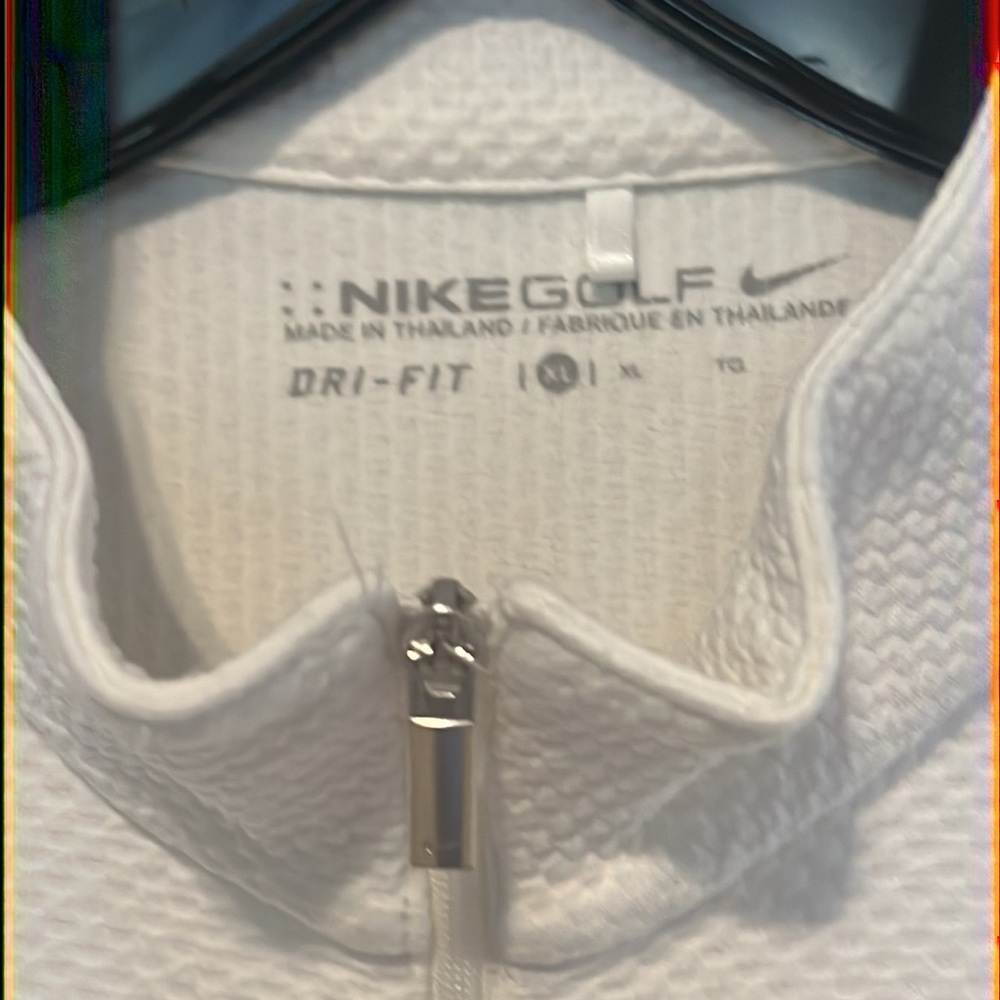 White Nike Lightweight Pull Over - image 2